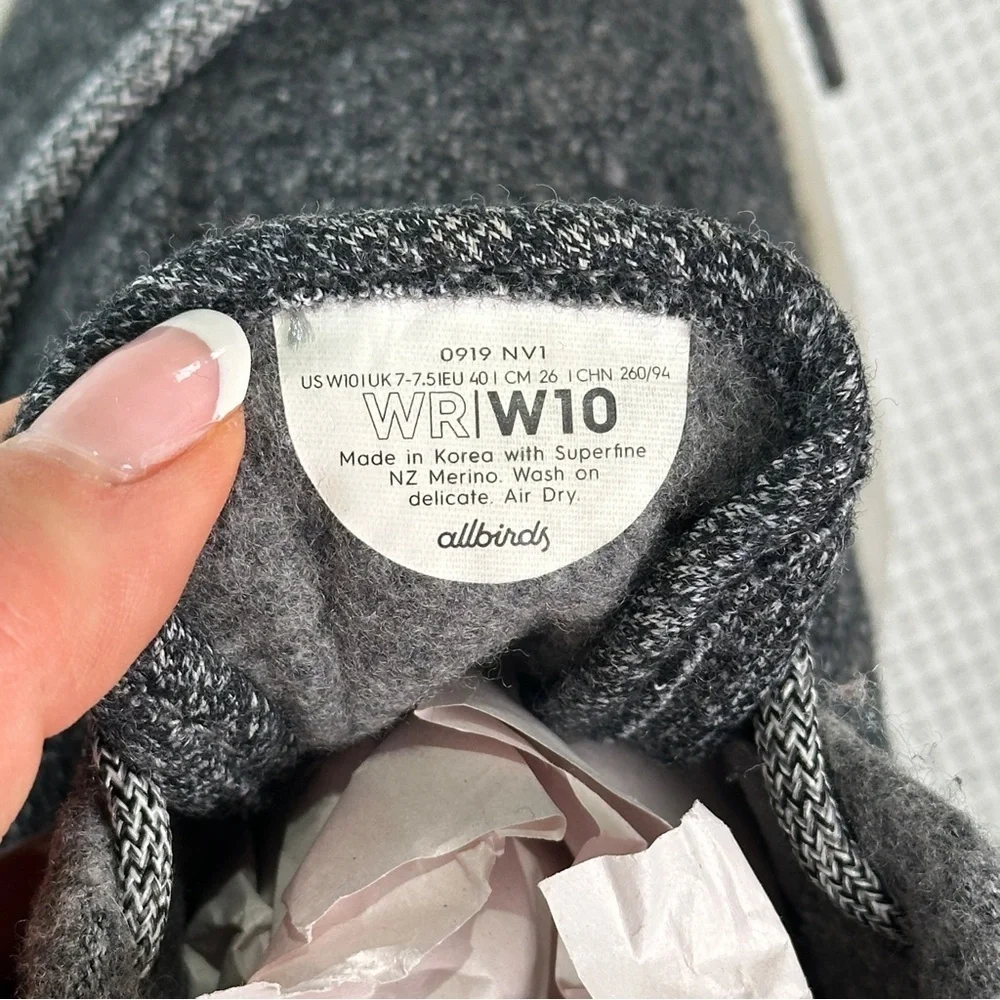 Allbirds casual sneakers wool runners merino womens size 10